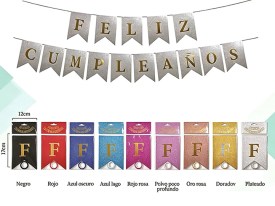Banderines FELIZ CUMPLEAÑOS
